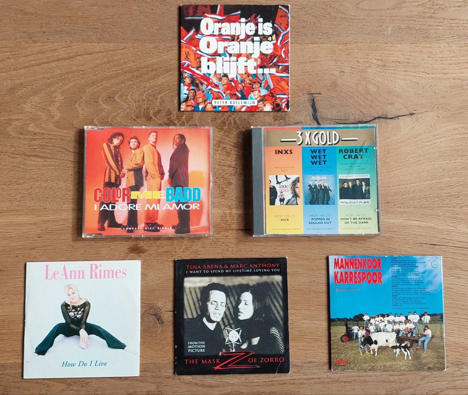 LeAnn Rimes, Marc Anthony, Tina Arena, Color me Badd, Inxs, Ophalen of Verzenden, Zo goed als nieuw, Single