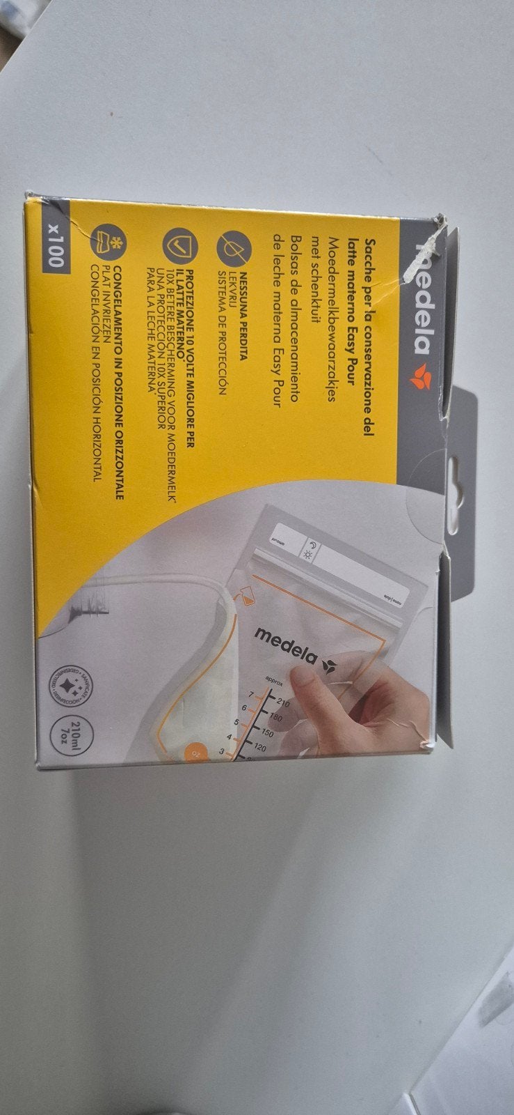 Medela Moedermelk Bewaarzakjes - 100 stuks, Ophalen, Nieuw, Bewaarbakje, Medela