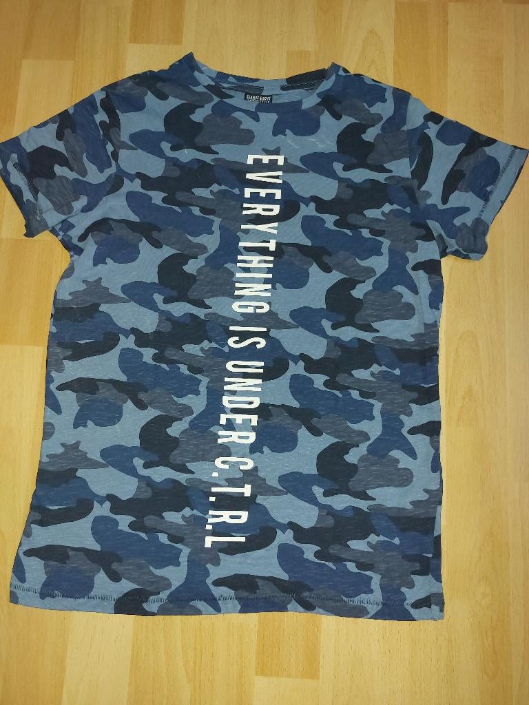 Blauw t-shirt *Scamps & Boys*, Zo goed als nieuw, Shirt of Longsleeve, Jongen, Scamps & Boys