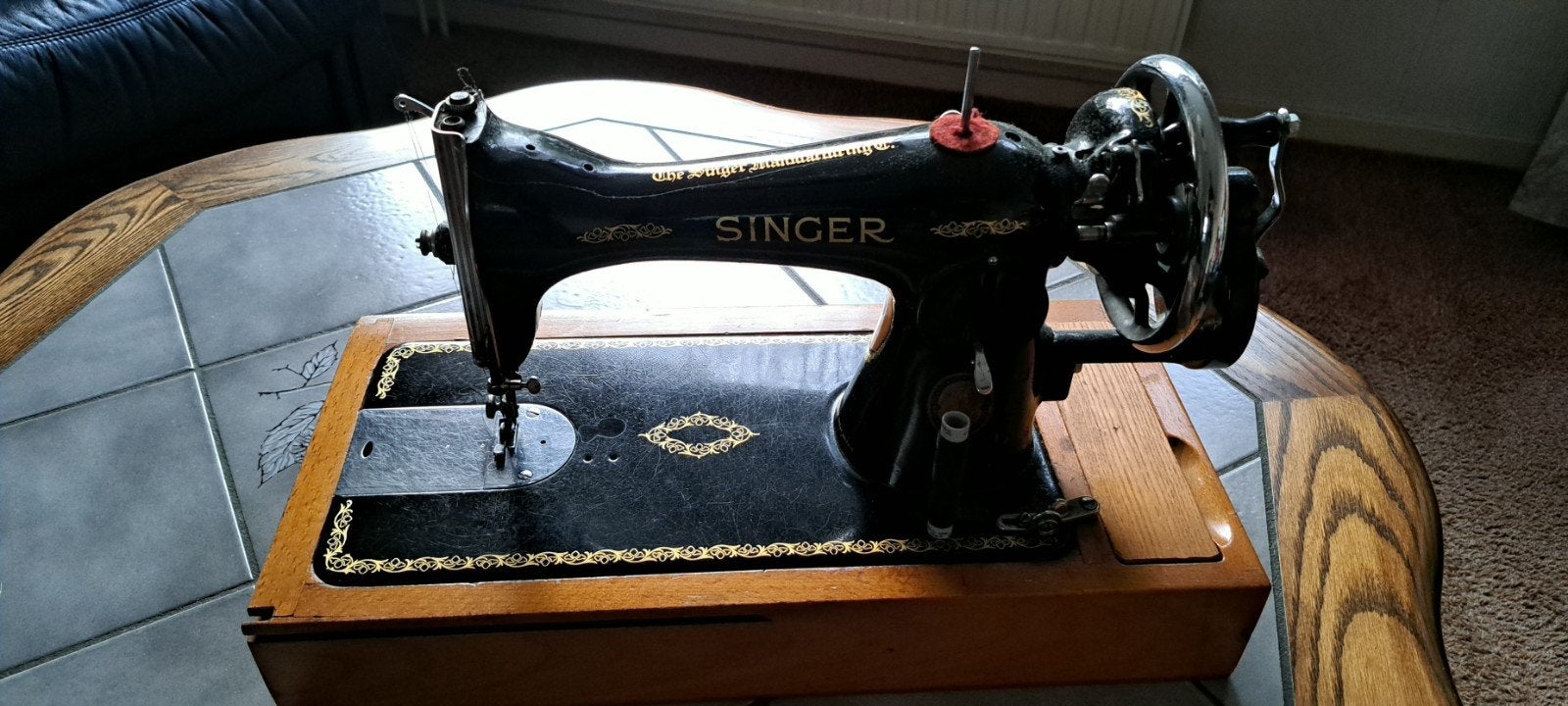 naaimachine Singer, Ophalen