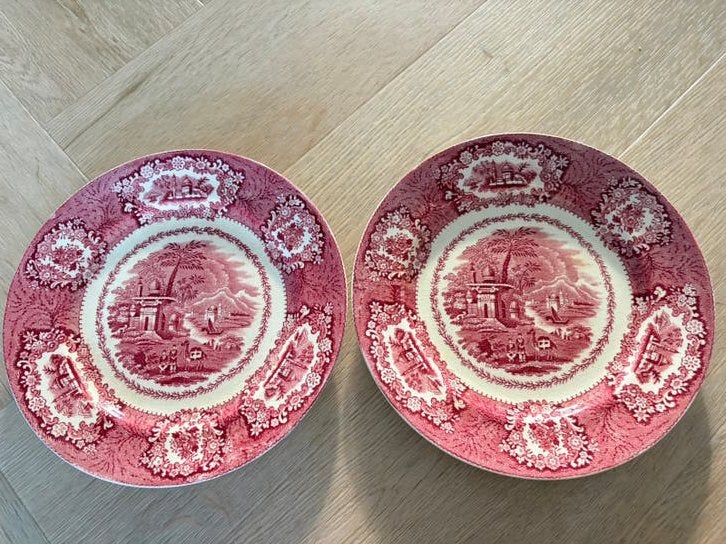 Antiek vintage schoteltjes,  verzamelobject, Ophalen