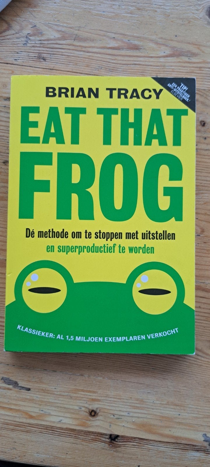 Brian Tracy - Eat that frog, Ophalen of Verzenden, Zo goed als nieuw, Brian Tracy