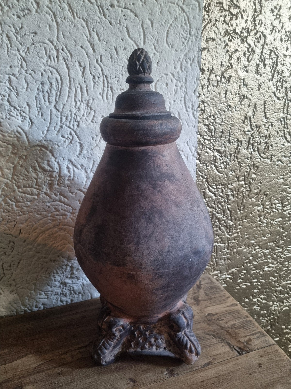 Te koop sobere pot met deksel 39,5 cm hoog, Ophalen, Zo goed als nieuw, Overige materialen, Pot, Bus of Blik