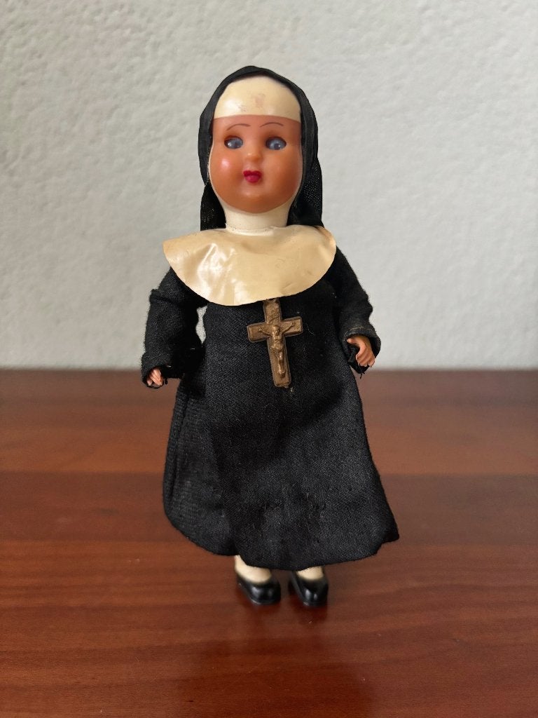 Vintage Popje Pop Non 1960s 15 cm, Verzamelen, Poppen, Ophalen of Verzenden, Gebruikt, Pop