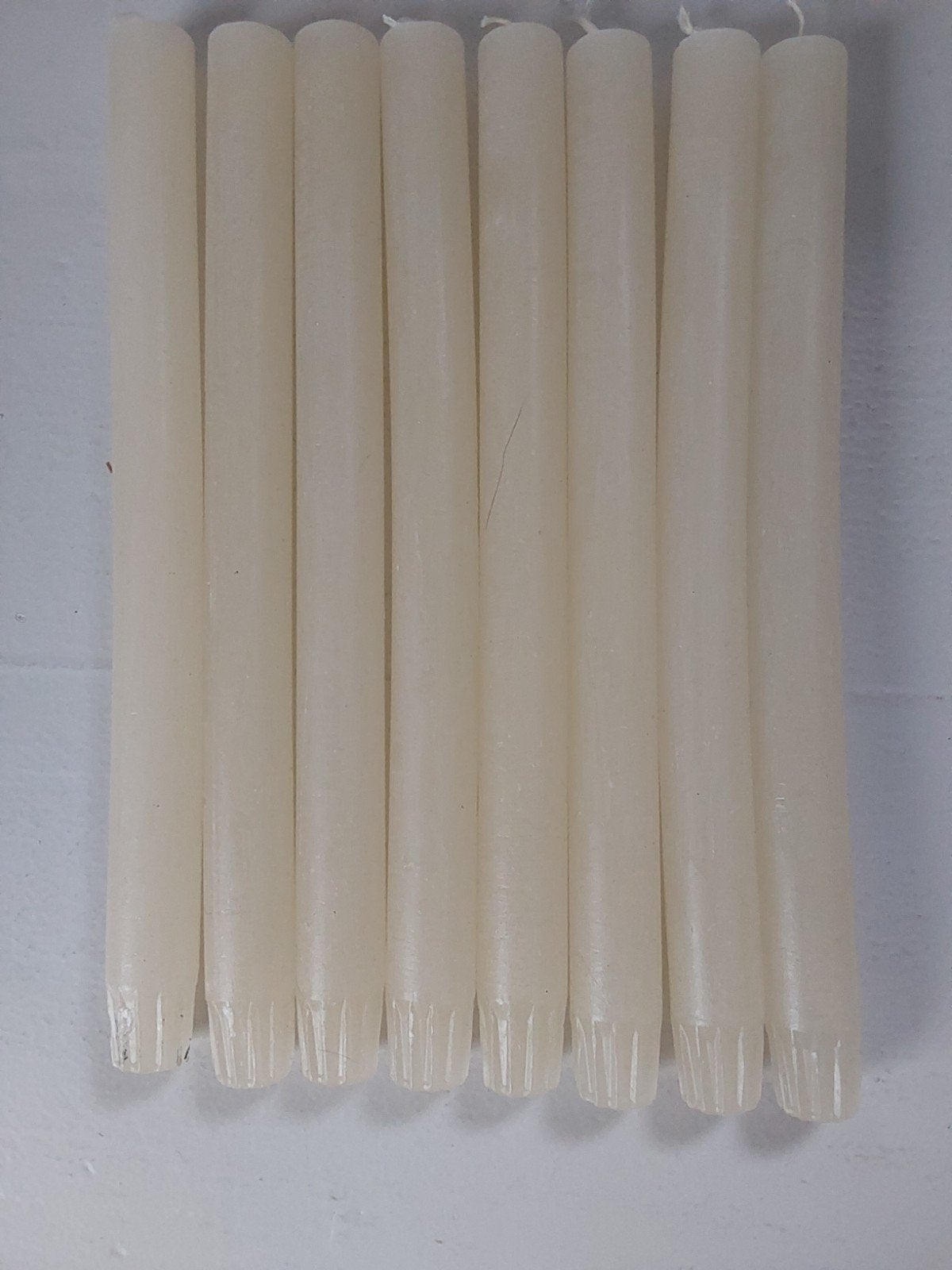 Ivoor witte dinerkaarsen, set van 8 stuks, Ophalen of Verzenden, Kaars, Wit, Overige merken