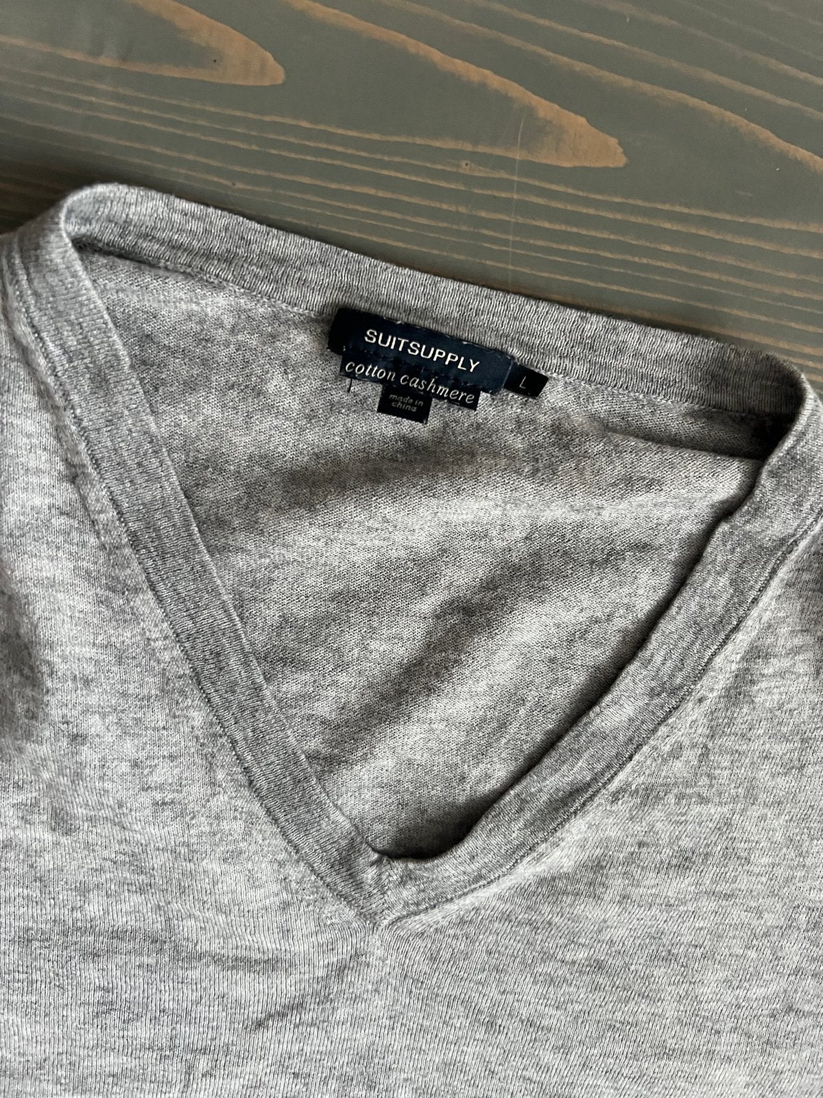 Suitsupply dun truitje maat L, Kleding | Heren, Ophalen of Verzenden, Zo goed als nieuw, Maat 52/54 (L), Grijs