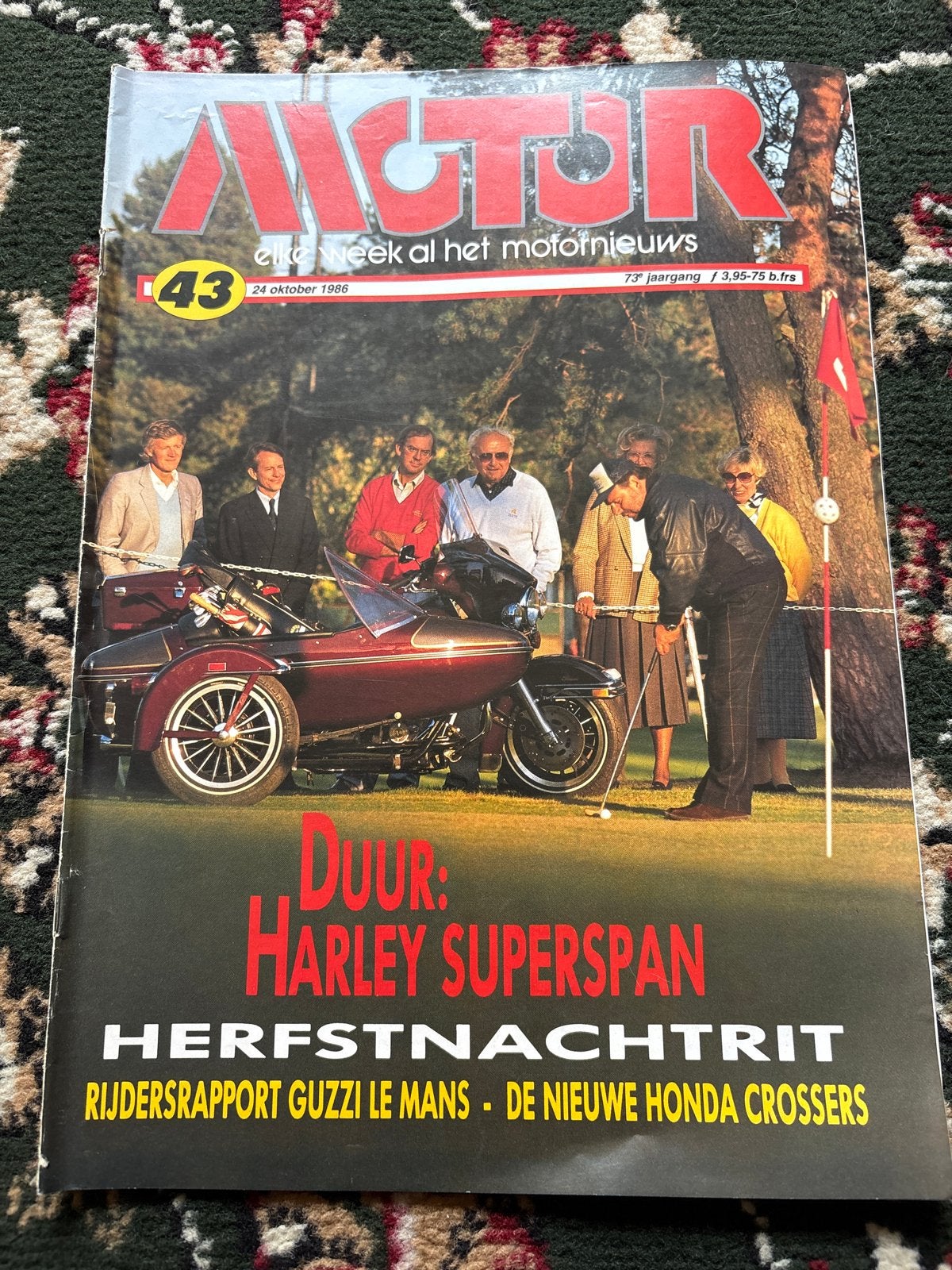 Motor: Duur: Harley Superspan - Herfstnachtrit, Ophalen of Verzenden, Gelezen, Overige typen