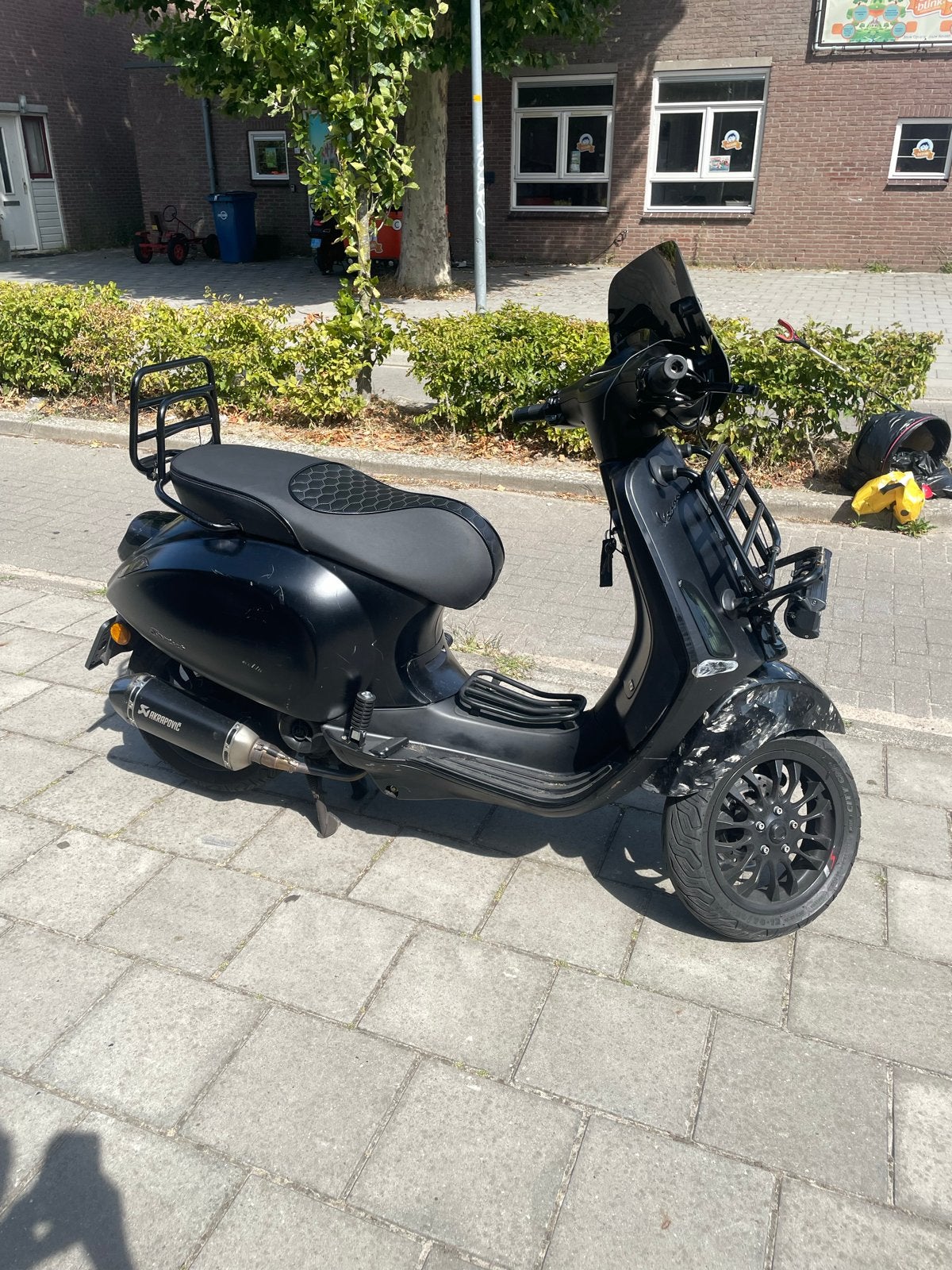 Vespa Sprint 80cc Malossi Mat Zwart, Ophalen of Verzenden, Gebruikt, Maximaal 45 km/u, Overige modellen