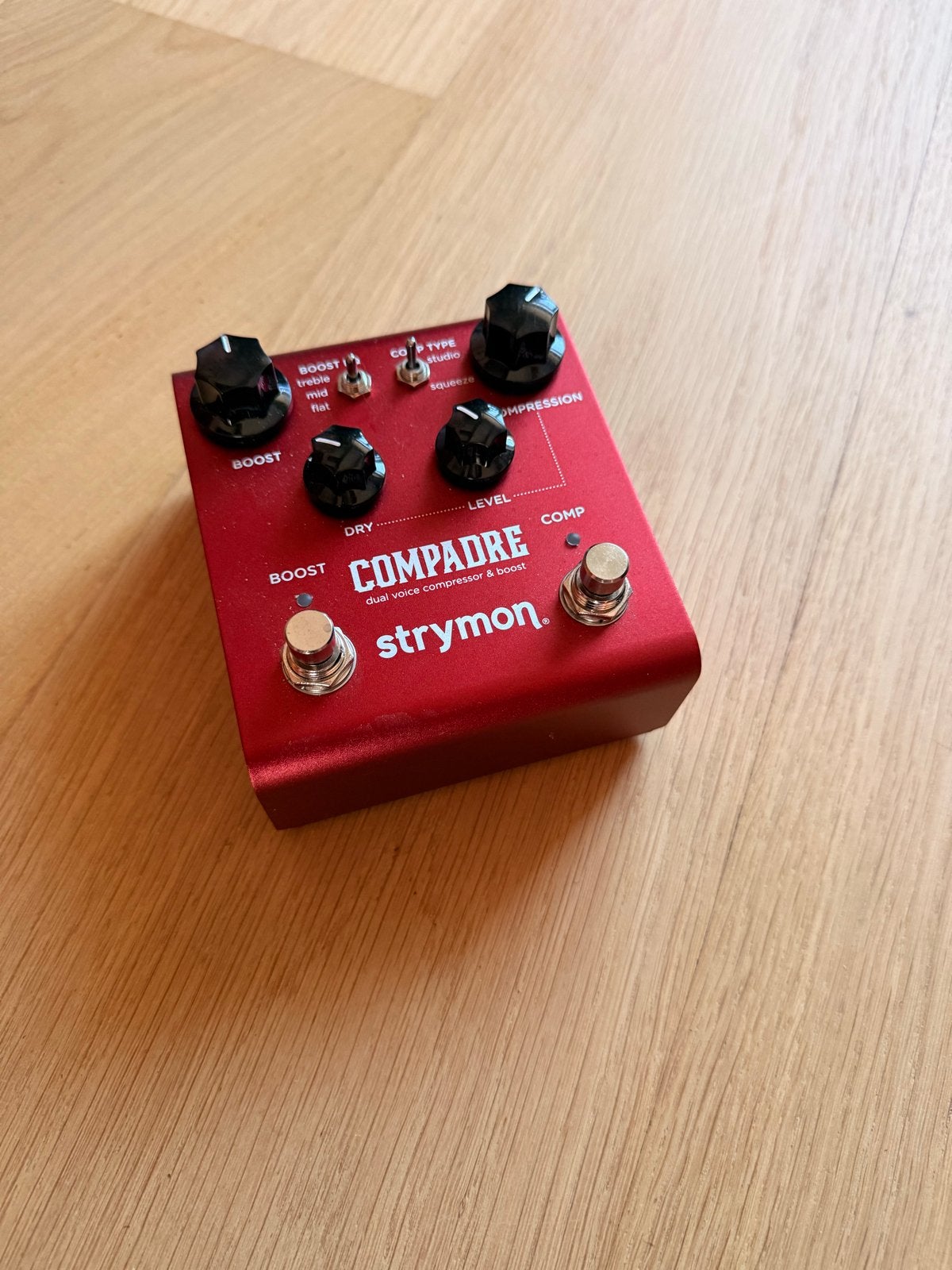 Strymon Compadre Dual Voice Compressor & Boost Pedaal, Ophalen of Verzenden, Zo goed als nieuw, Compressor