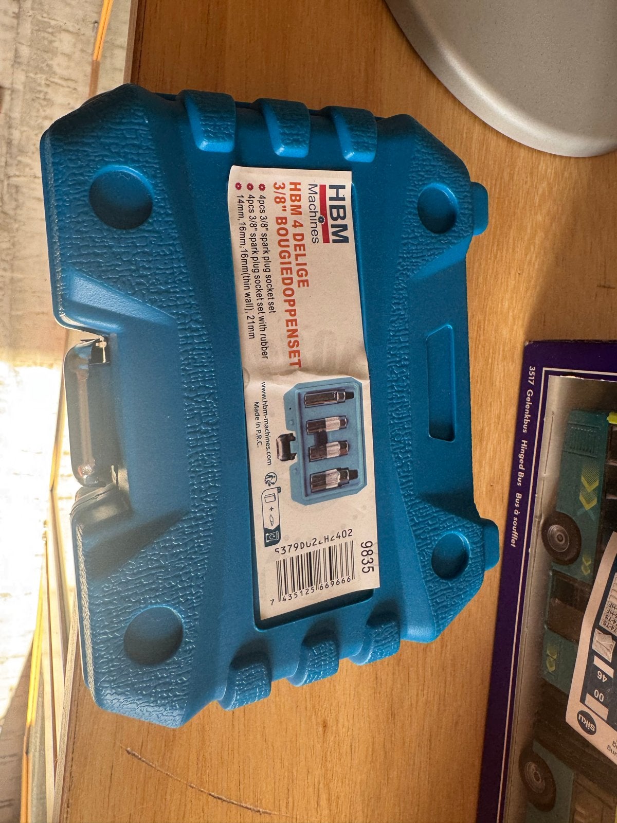 HBM Bougiedoppenset 3/8" - Nieuw, Ophalen of Verzenden, Nieuw, Universele onderdelen