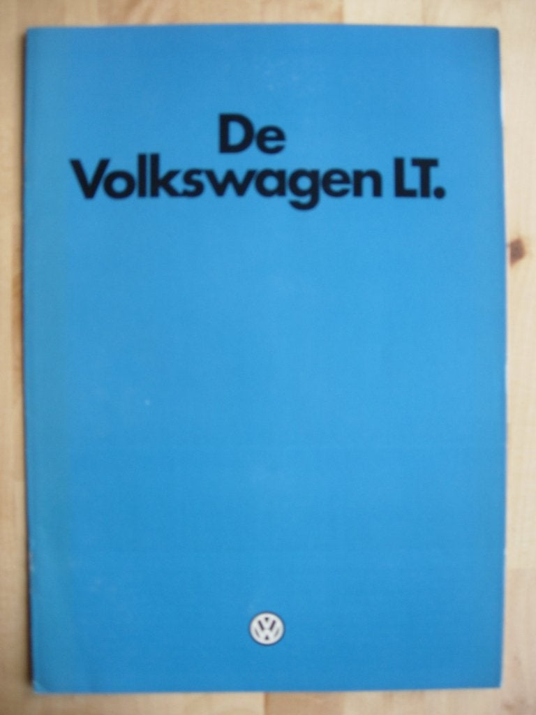 Volkswagen LT Brochure 1981, Volkswagen, Ophalen of Verzenden, Zo goed als nieuw, Volkswagen