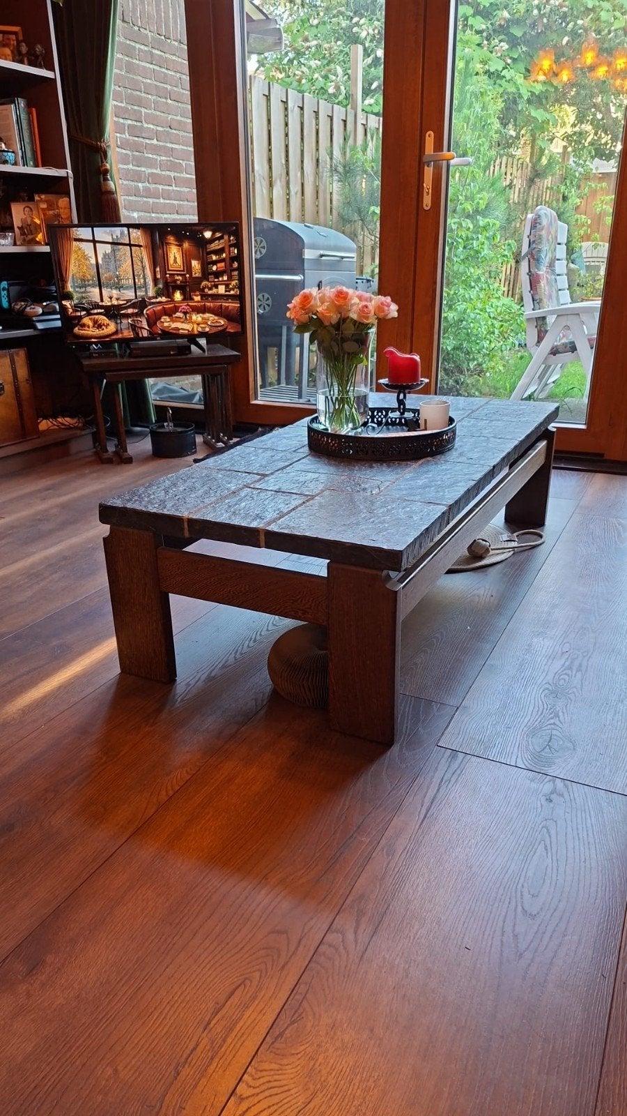 salontafel, Huis en Inrichting, Tafels | Salontafels, Ophalen, Rechthoekig, 100 tot 150 cm, 50 tot 100 cm