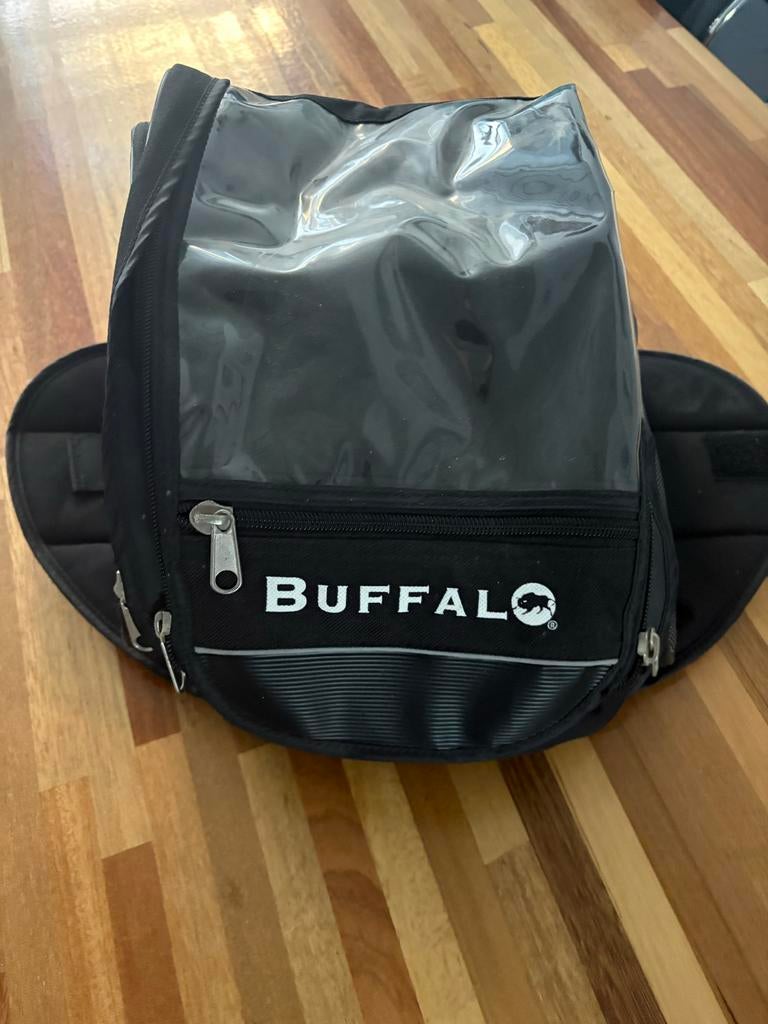 Buffalo Tanktas - Zwart/Zilver, Ophalen of Verzenden, Zo goed als nieuw