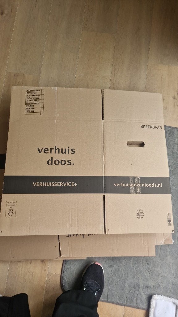 Verhuisdoos - Zo goed als nieuw, Doe-het-zelf en Verbouw, Ophalen, Doos, 40 tot 60 cm, 50 tot 75 cm