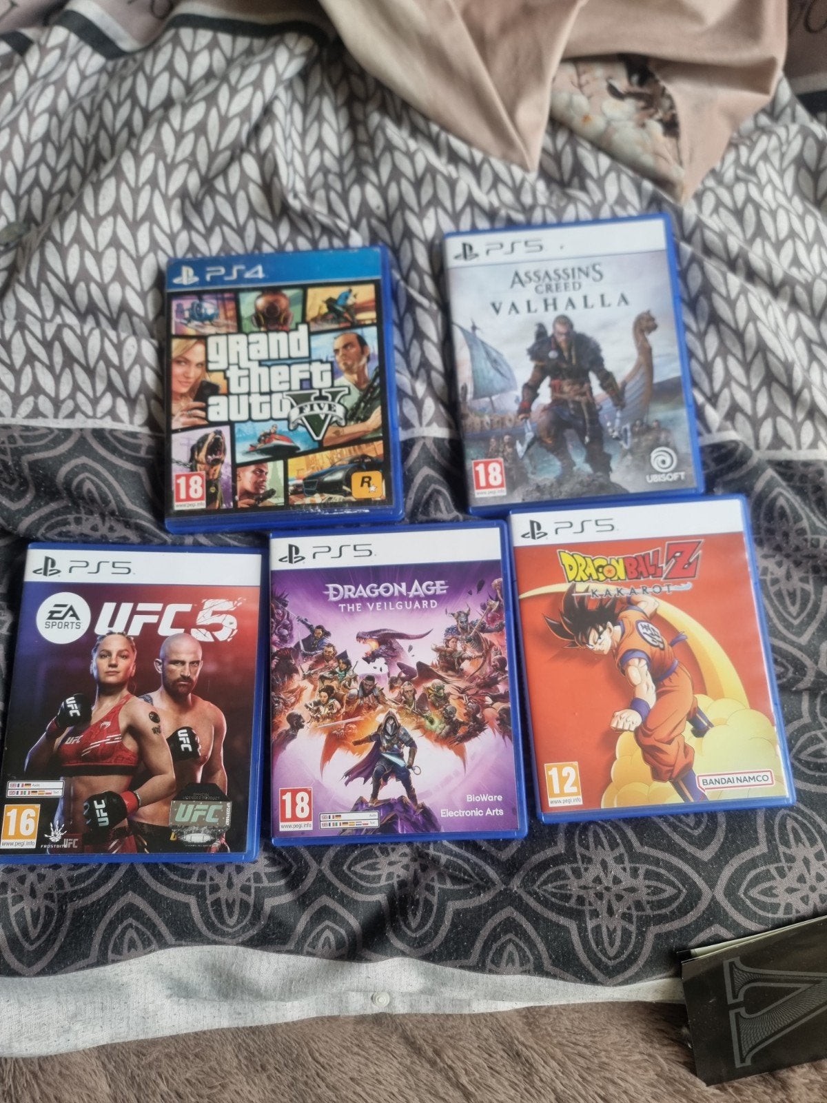 PS5 Games: GTA V, AC Valhalla, UFC 5, Dragon Age, DBZ Kak, Avontuur en Actie, Online, Vanaf 18 jaar, 1 speler