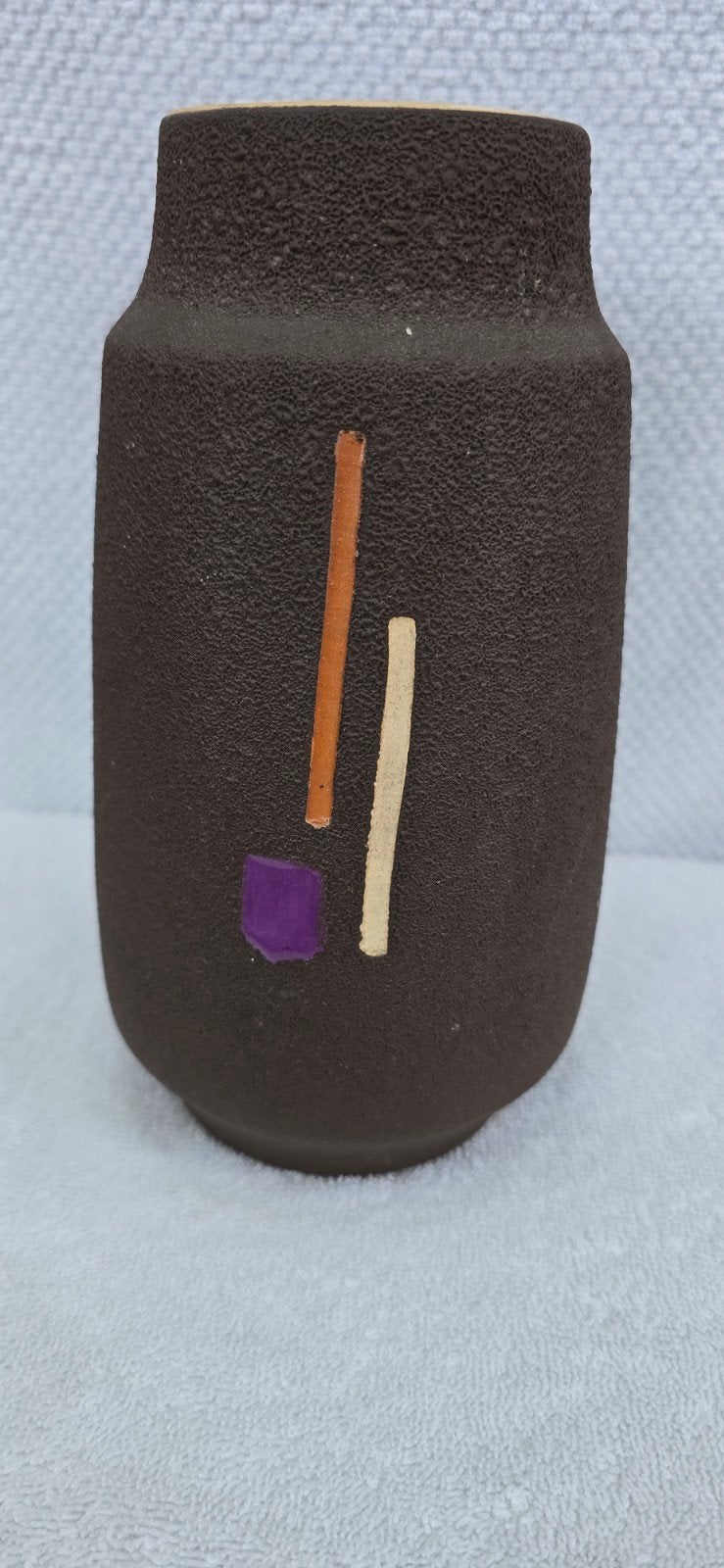 Vintage West-Duitsland Keramische Vaas - Abstract D, Ophalen of Verzenden