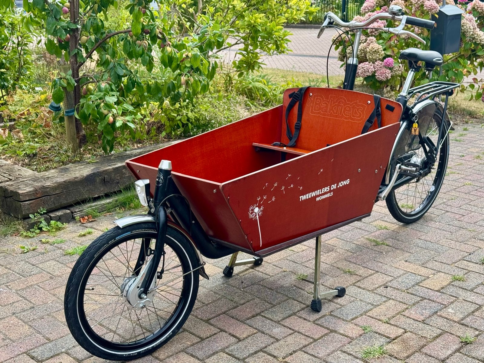 Bakfiets CargoBike Classic Long met huif, niet elektrisch, Fietsen en Brommers, Fietsen | Bakfietsen, Gebruikt, Huif, 2 kinderen