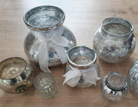Pakket waxinelichtjes theelicht. Houders zilver, Ophalen of Verzenden, Overige materialen, Minder dan 25 cm