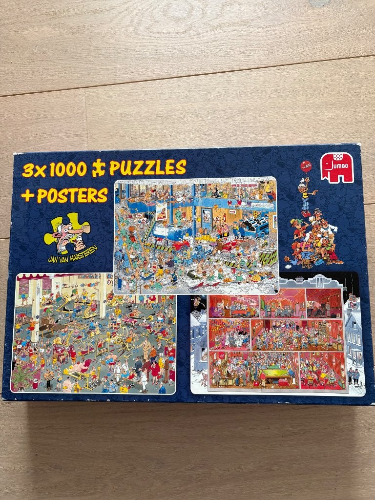 Van Haasteren puzzel, Ophalen, 500 t/m 1500 stukjes, Gebruikt, Legpuzzel