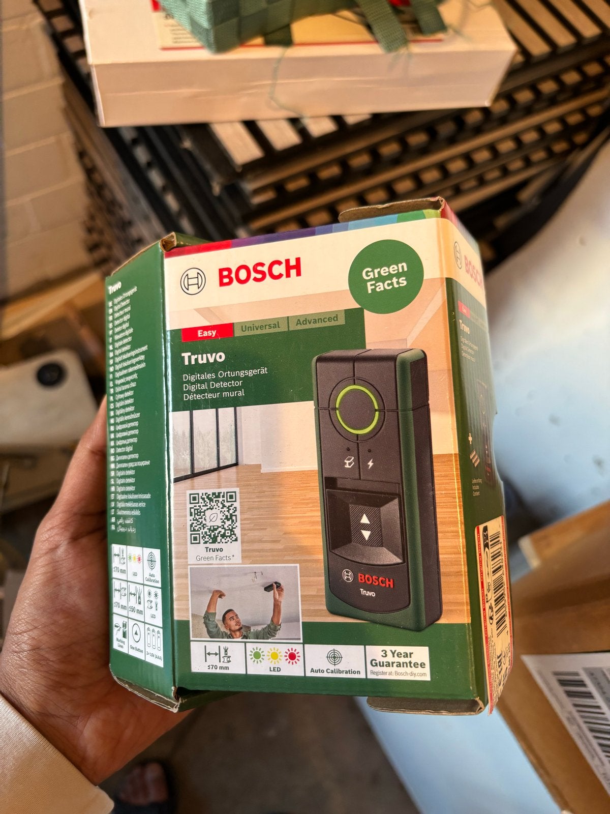 Bosch Truvo Digitale Detector - Zo goed als nieuw, Ophalen, Zo goed als nieuw, Elektriciteit