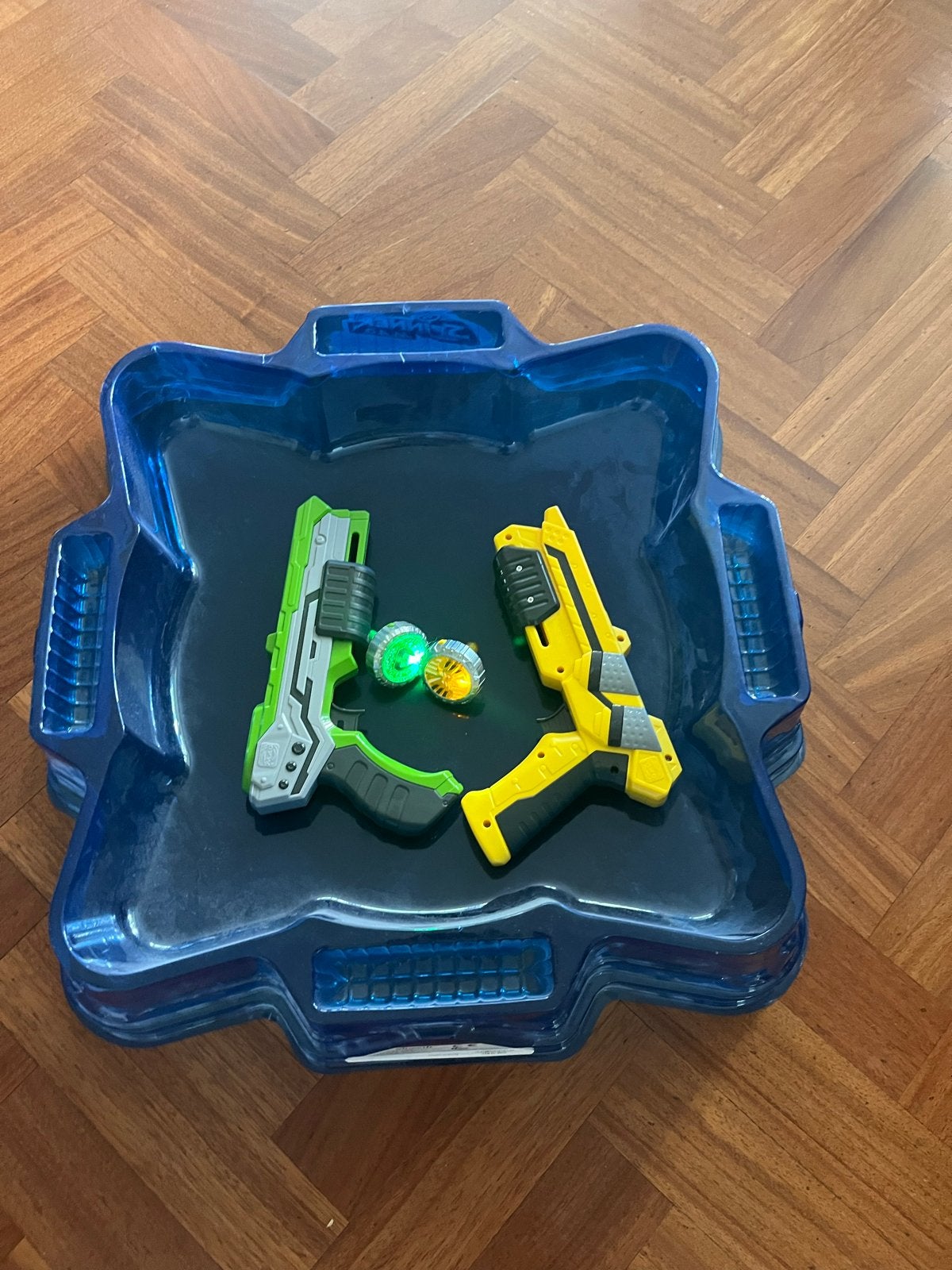Spinner M.A.D. arena met 2 spinners en launchers, Ophalen, Gebruikt, Jongen of Meisje