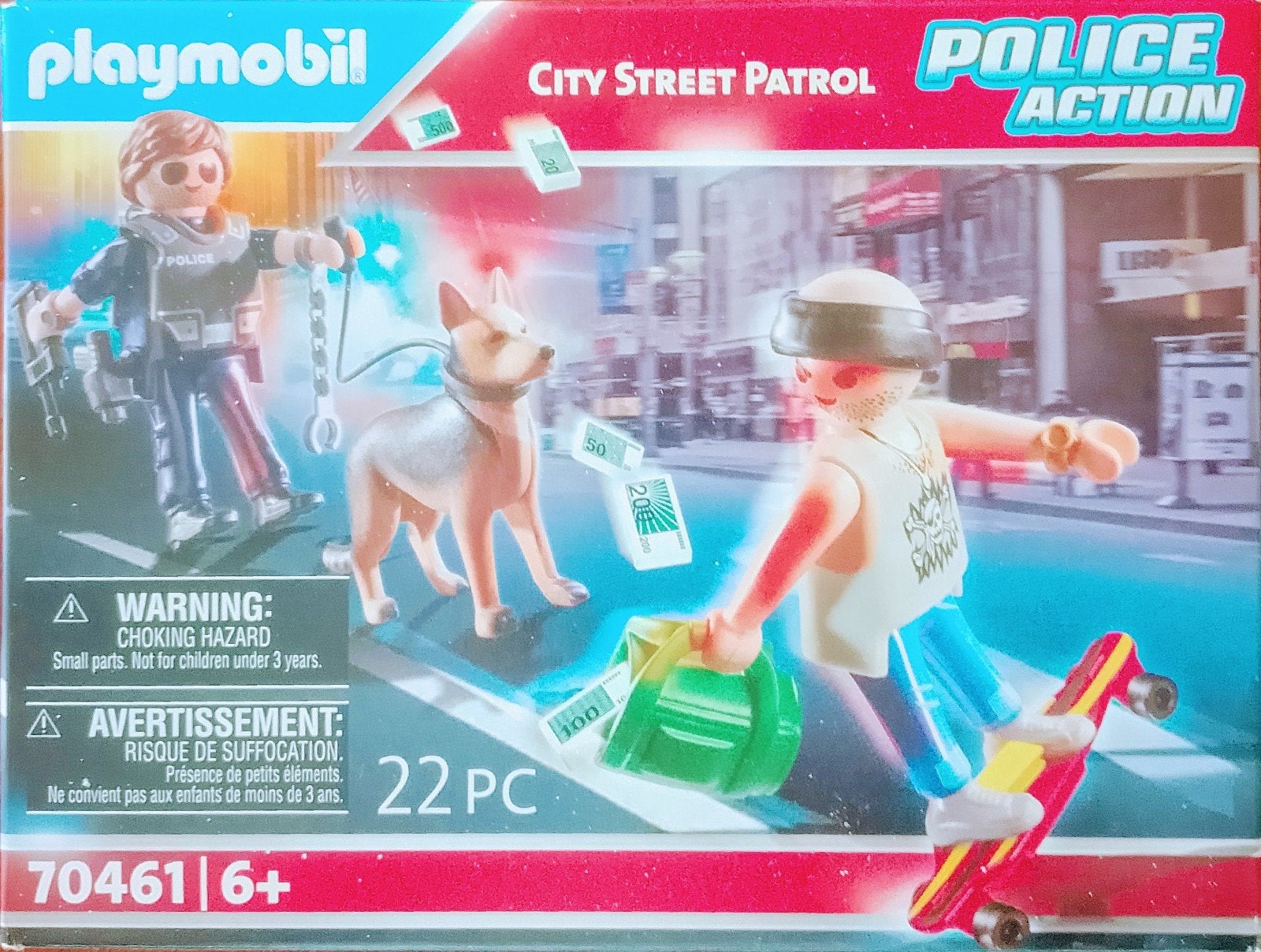 Police Action City Street Patrol 70462, Kinderen en Baby's, Speelgoed | Playmobil, Ophalen of Verzenden, Zo goed als nieuw, Complete set