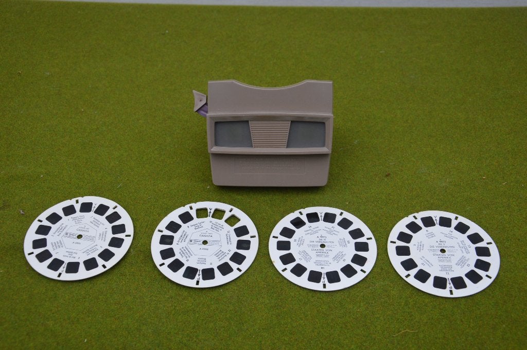 Vintage Sawyer`s viewmaster model G met 4 schijfjes Amerika, Ophalen of Verzenden, Gebruikt