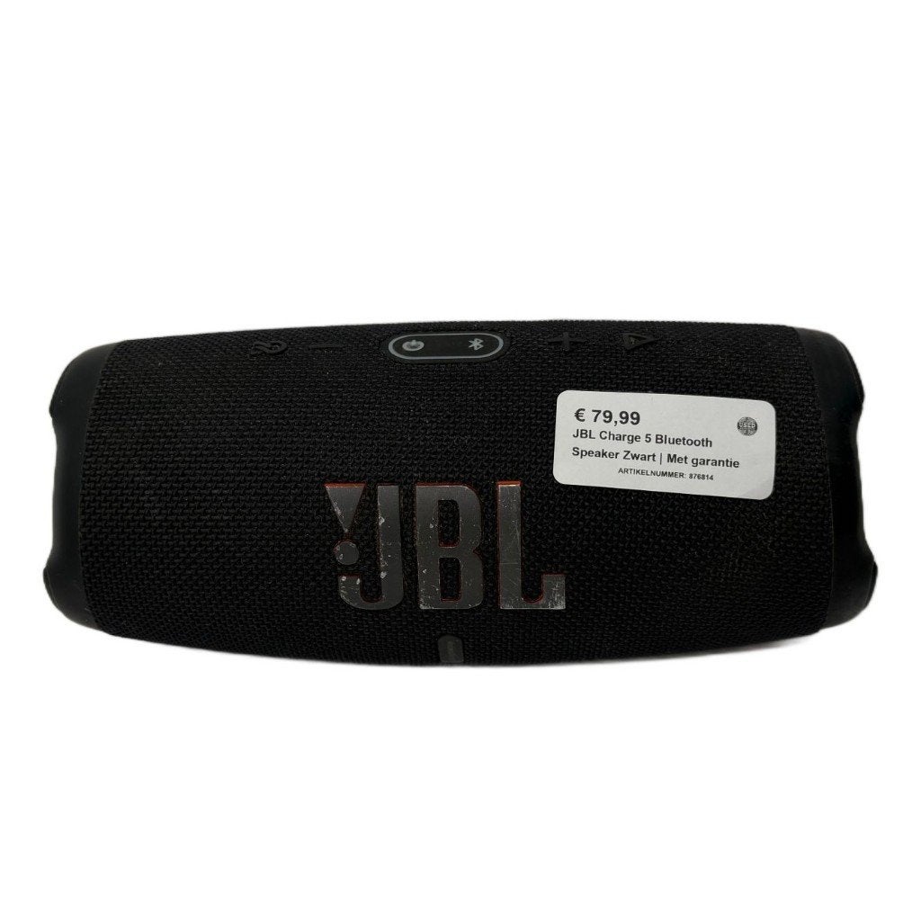 JBL Charge 5 Bluetooth Speaker Zwart | Met garantie, Audio, Tv en Foto, Luidsprekers, Gebruikt, JBL, Toulonselaan 72, Overige typen