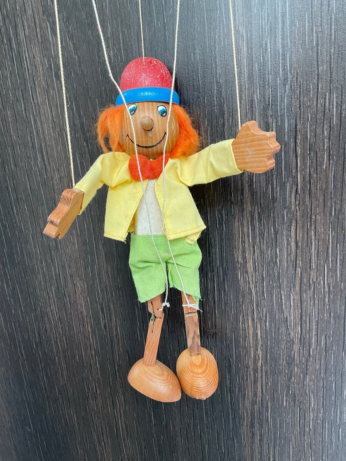 Marionet Pinokkio - 24 cm - Goed werkend, Ophalen of Verzenden, Gebruikt, Overige typen