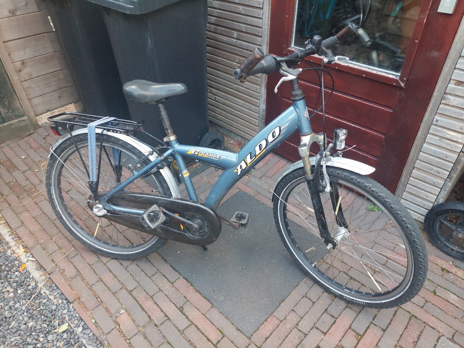 Jongensfiets 24 inch Aldo, Ophalen, Gebruikt, 24 inch, Versnellingen