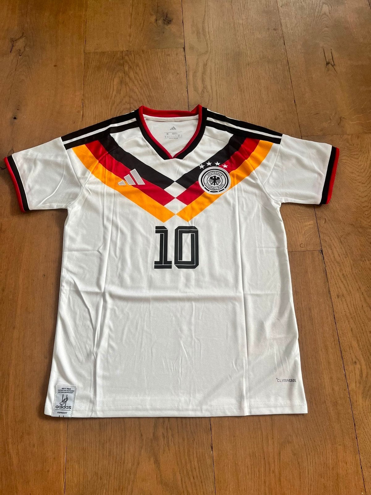 Duitsland Thuisshirt Musiala #10 Maat M, Sport en Fitness, Voetbal, Maat M, Ophalen of Verzenden, Zo goed als nieuw, Shirt