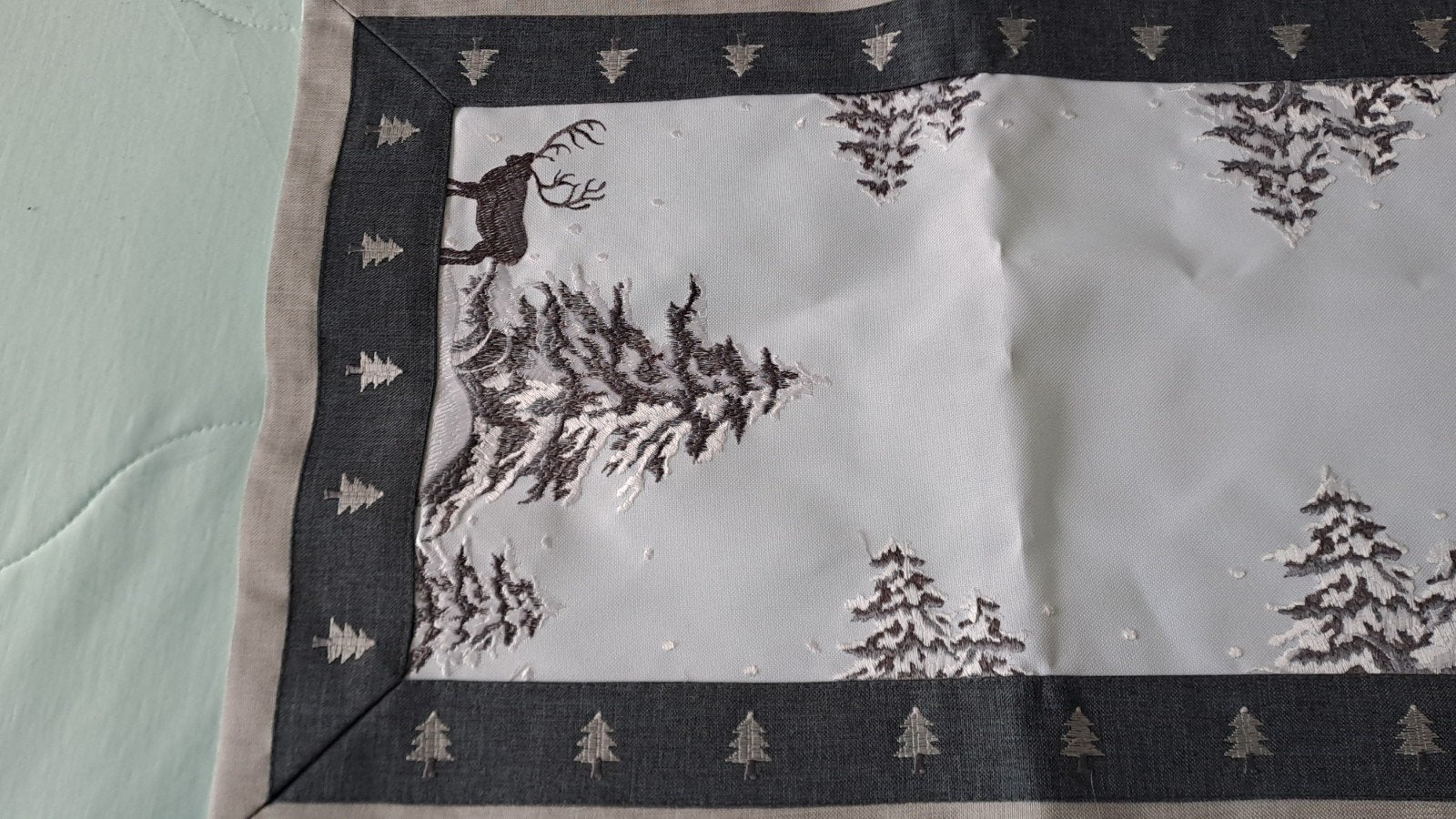 Kerst tafelloper zgan, Diversen, Onbekend, Ophalen of Verzenden, Zo goed als nieuw, Onbekend