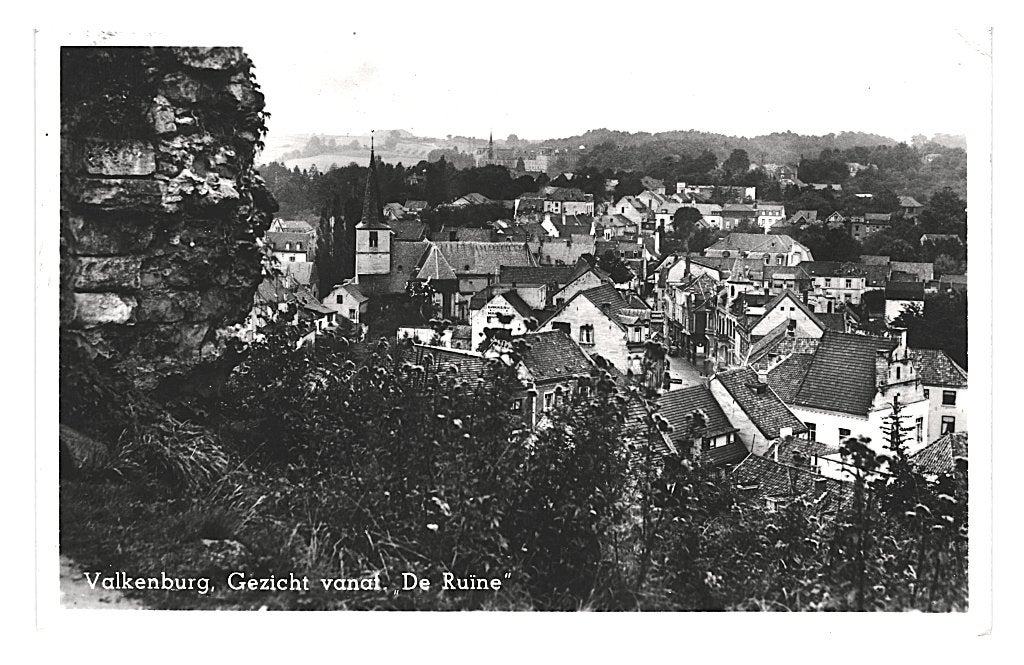 948868 Valkenburg Limburg 1950 Gelopen met postzegel, Ophalen of Verzenden, 1940 tot 1960, Gelopen, Limburg
