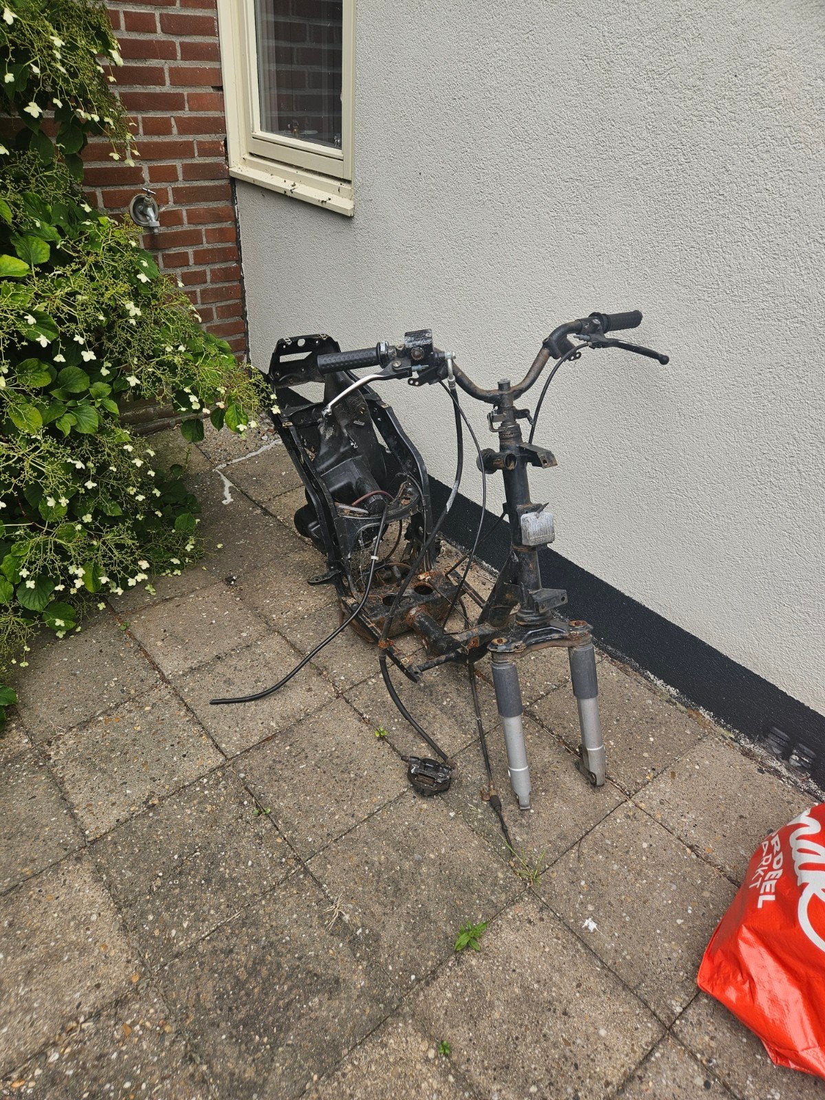 Zip frame met kenteken, 56 cm of meer, Ophalen