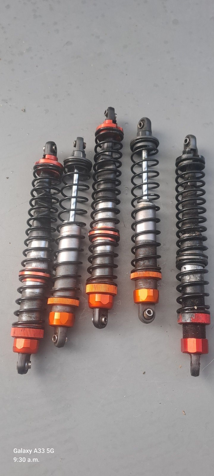 hpi baja dempers 5 stuks, Ophalen of Verzenden, Auto