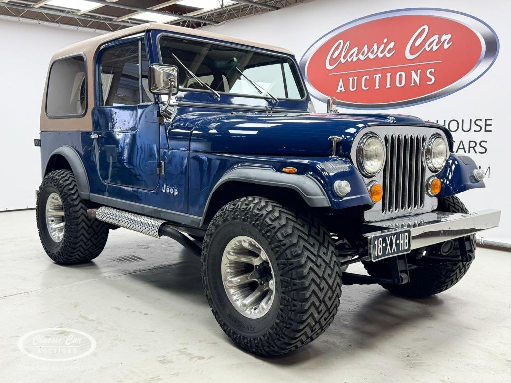 Jeep CJ-7 CJ7   - ONLINE AUCTION, Auto's, 150 pk, Blauw, Bedrijf, SUV of Terreinwagen