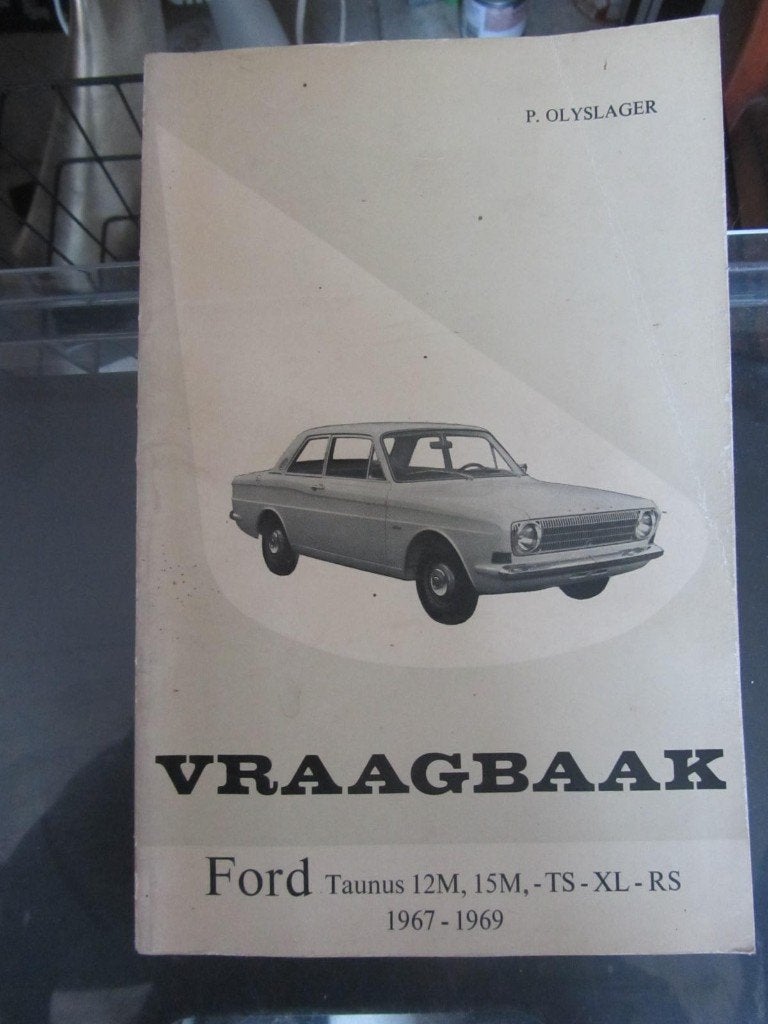 vraagbaak   FORD TAUNUS 1967 /1969, Auto diversen, Handleidingen en Instructieboekjes, Ophalen of Verzenden