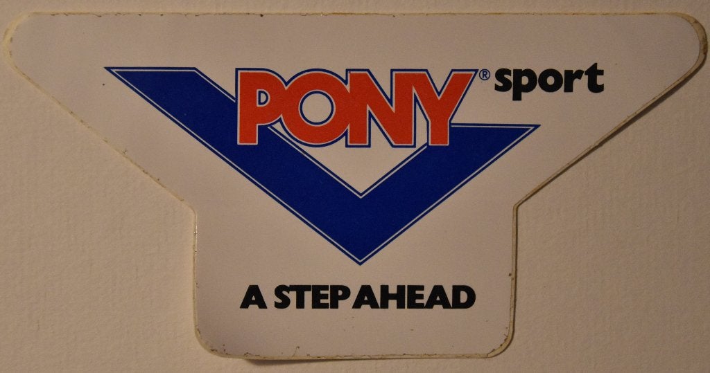 Vintage PONY sport paarden hobby sticker jaren '80 NIEUW, Ophalen of Verzenden, Nieuw, Sport