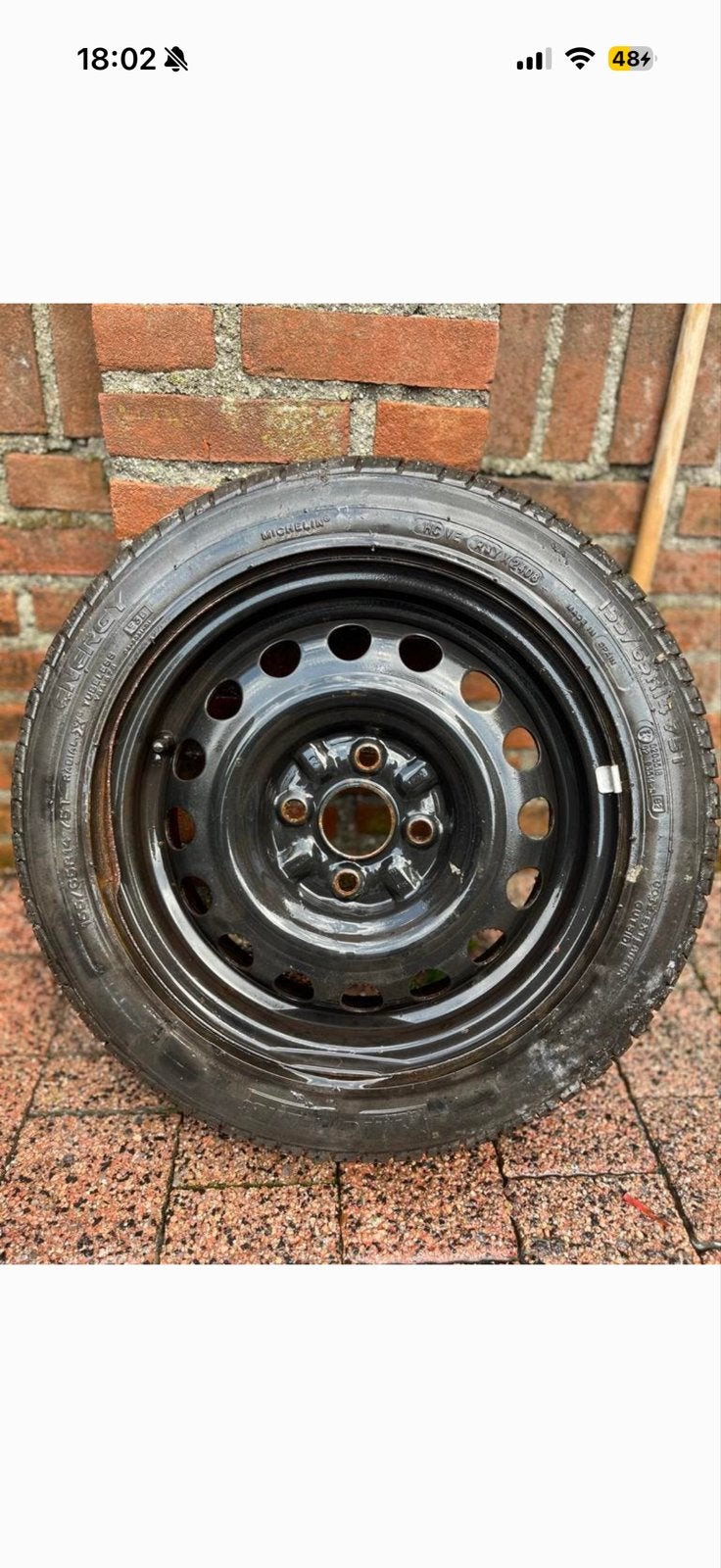Reservewiel Citroën C1, Aygo, 107 - Michelin (nieuw), -, -, Ophalen of Verzenden, Zo goed als nieuw