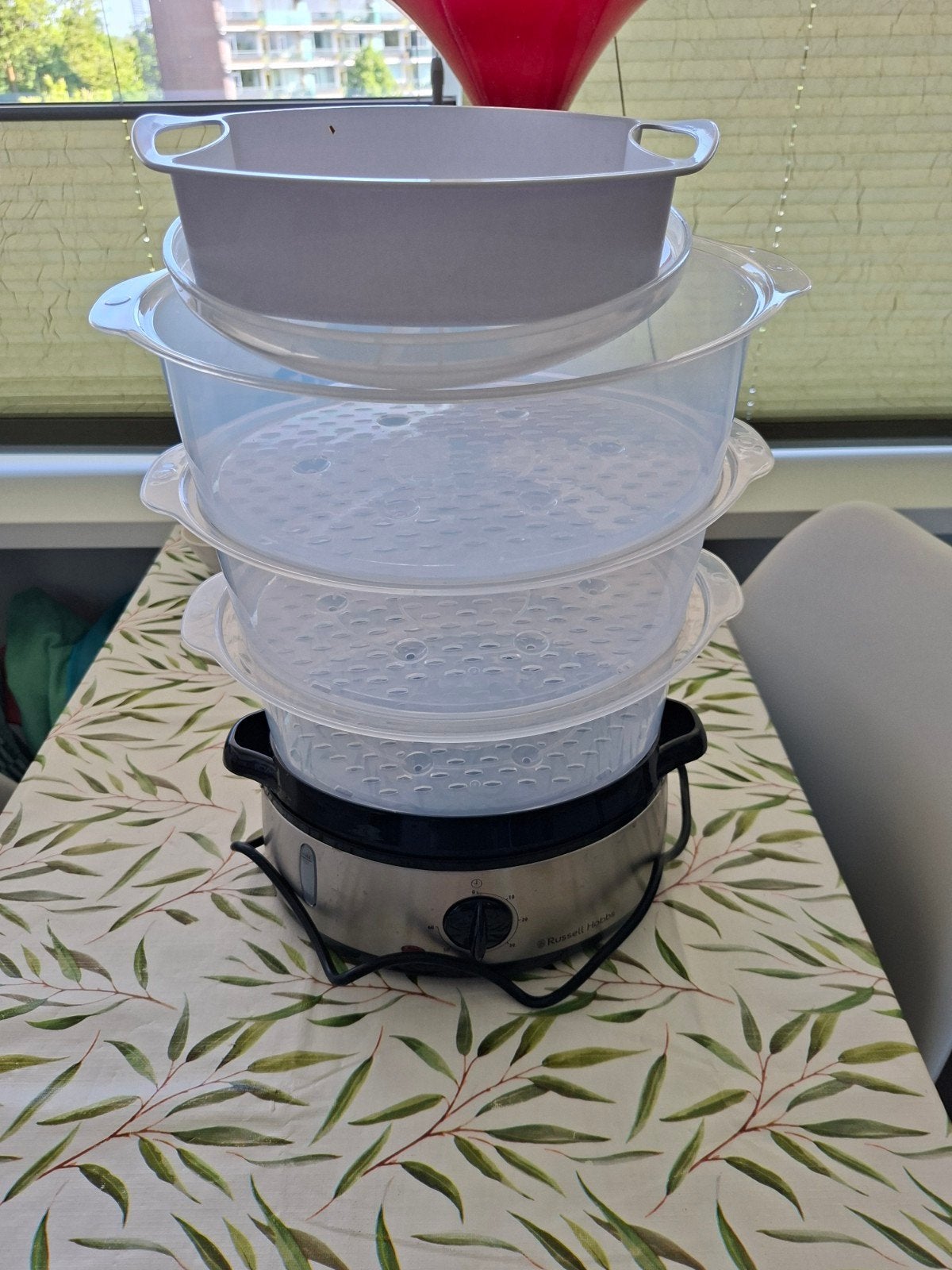 Russell Hobbs voedselstomer met 3 lagen, Ophalen of Verzenden, Gebruikt