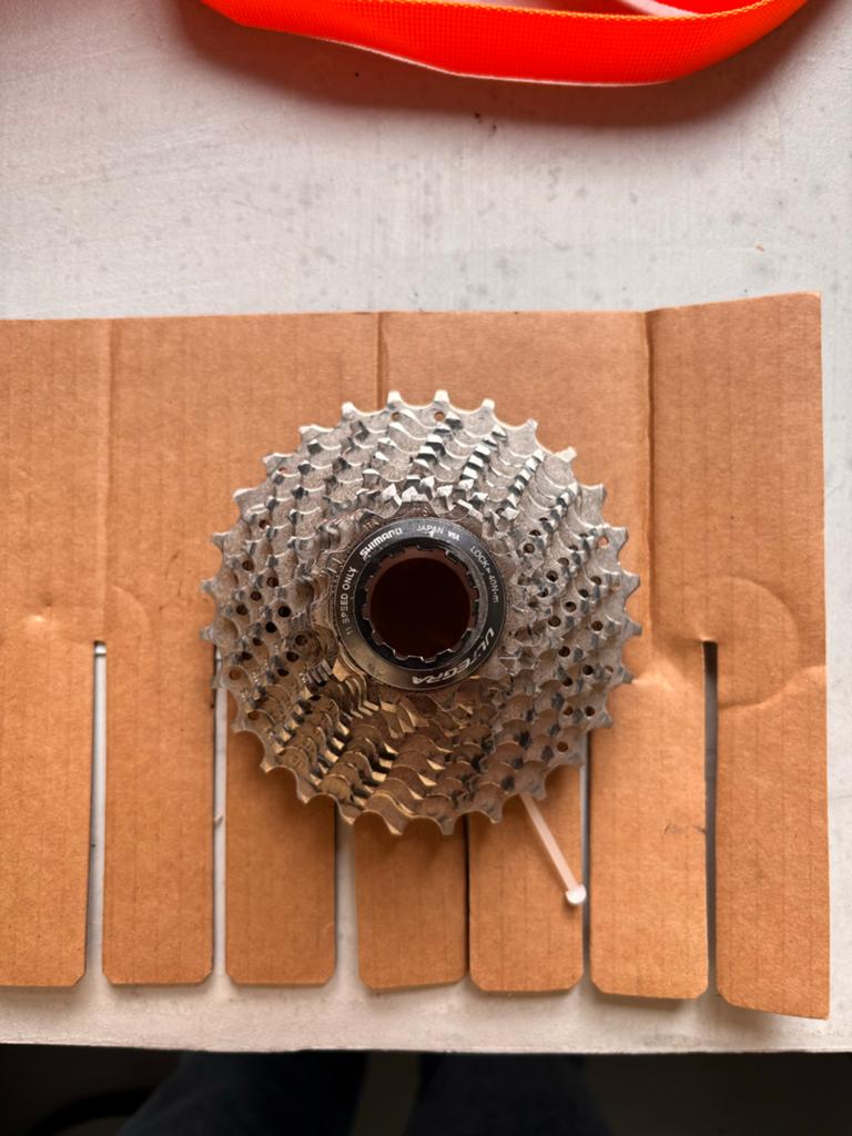 Shimano Ultegra 11-speed cassette, Fietsen en Brommers, Fietsonderdelen, Gebruikt, Staal, Ophalen of Verzenden, Derailleur of Ketting