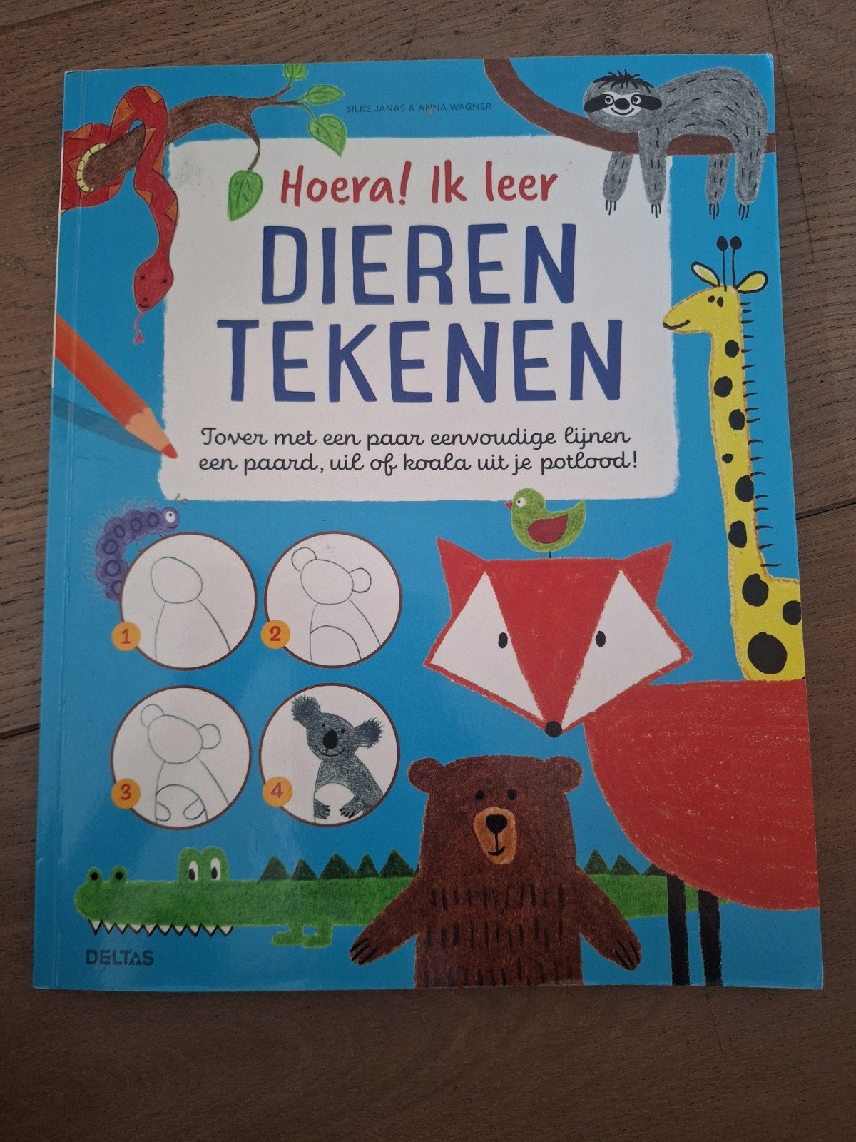 Hoera! Ik leer Dieren Tekenen - Tekenboek voor kinderen, Ophalen of Verzenden, Zo goed als nieuw, Boek of Gids