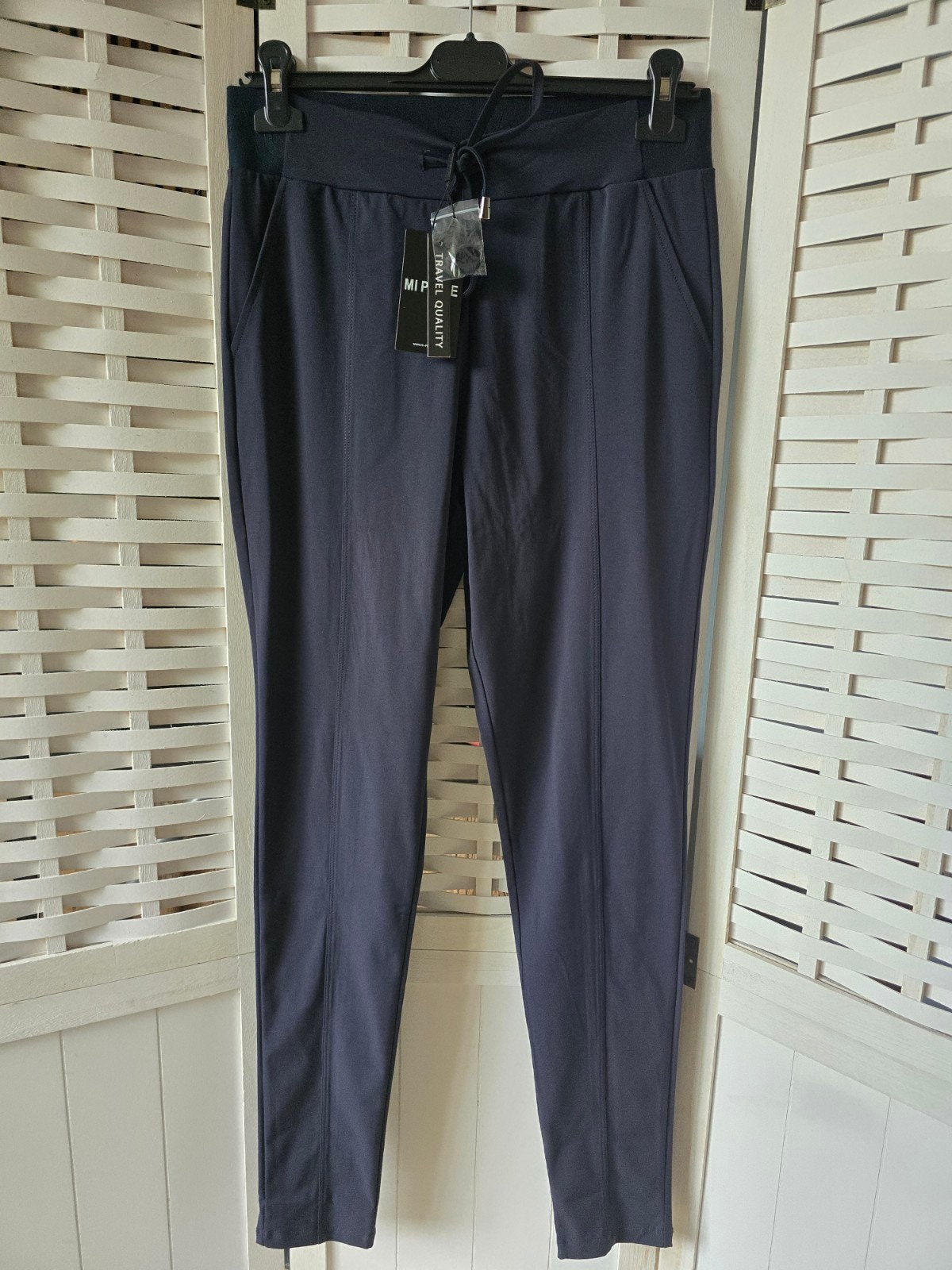 Nieuw mi piace broek lang L donkerblauw, Ophalen of Verzenden, Nieuw, Blauw, Lang