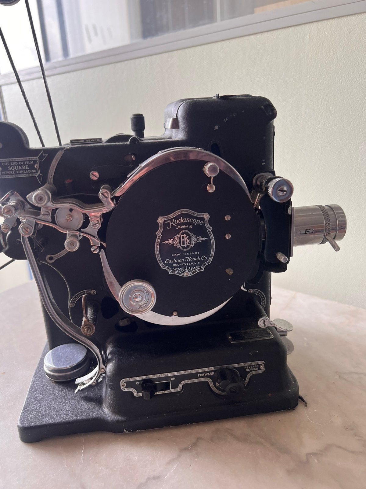 Zeldzame Topset! Antieke Kodak Kodascope Projector, Verzamelen, Fotografica en Filmapparatuur, Ophalen, Voor 1940, Projector