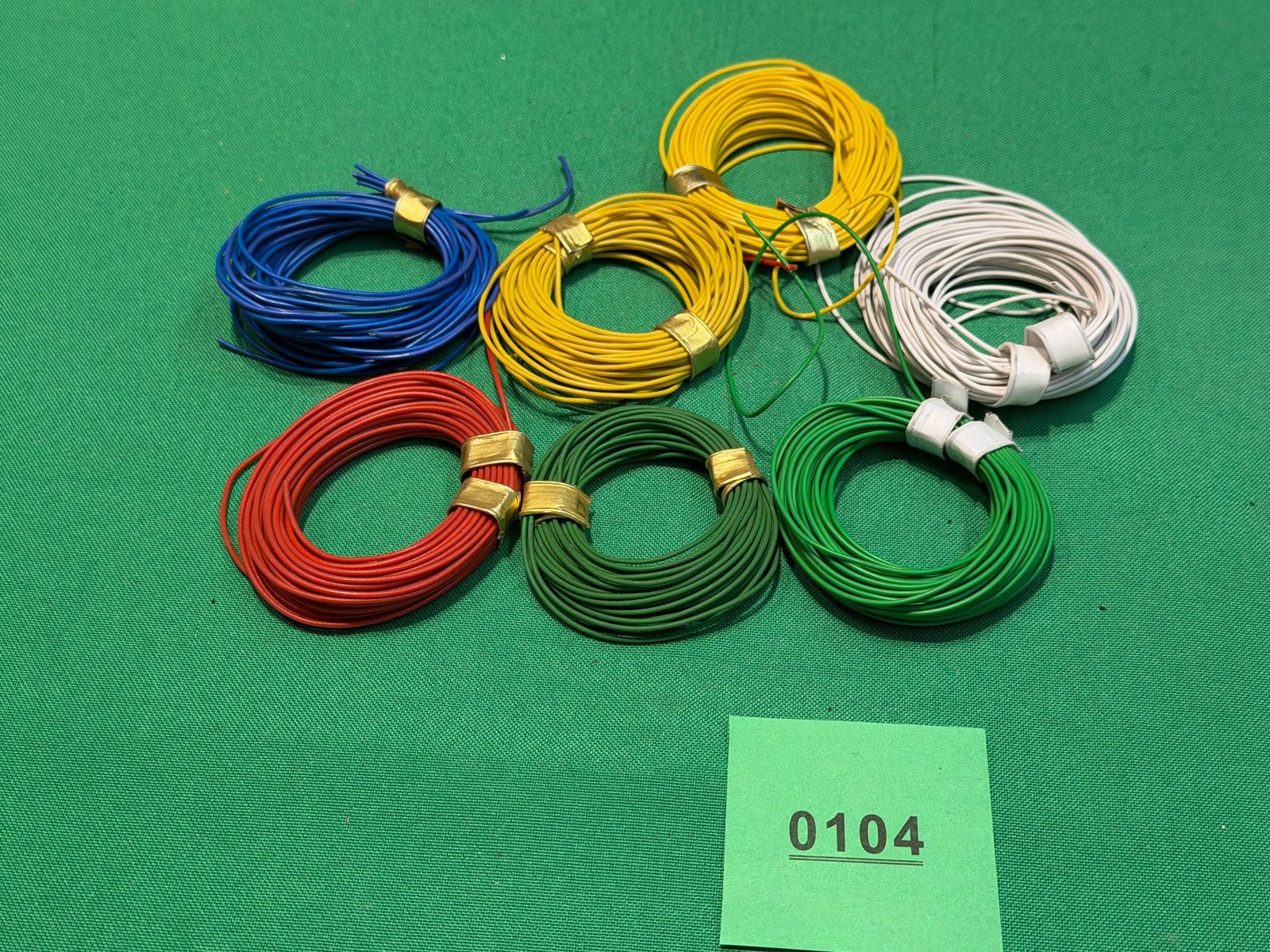 0104 ca 50 metr diverse kleuren elektriciteitsdraad, Ophalen of Verzenden, Gebruikt, Gelijkstroom of Wisselstroom, Overige merken