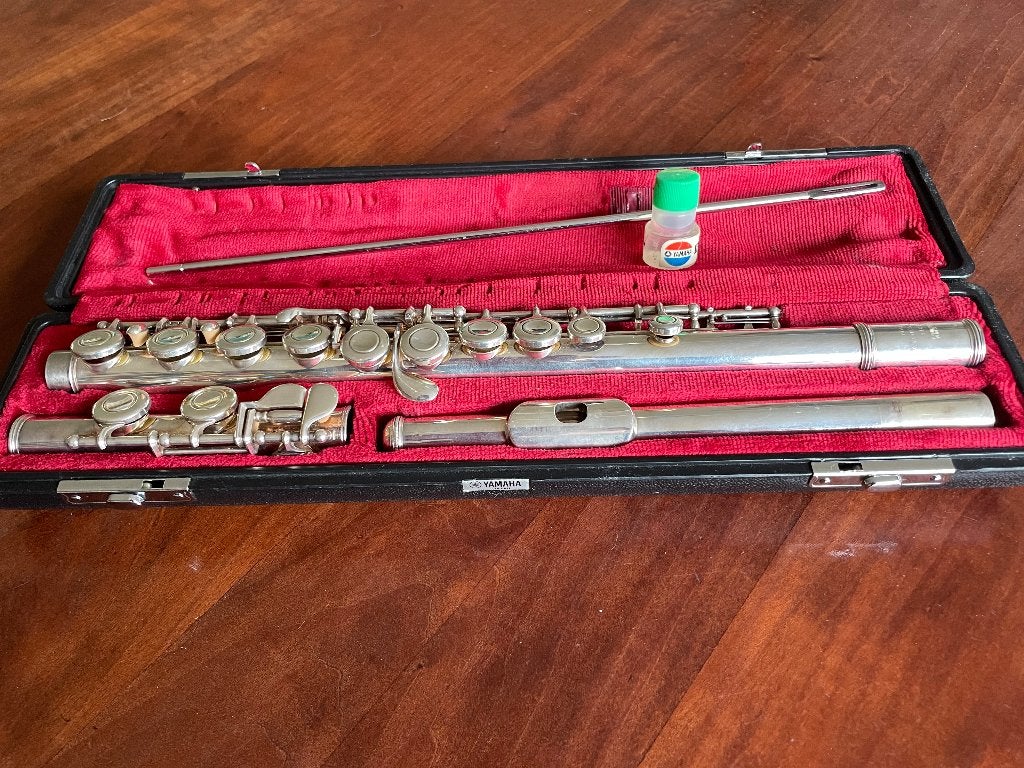 Dwarsfluit Yamaha 311, Ophalen of Verzenden, Zo goed als nieuw, Dwarsfluit, Met koffer of tas