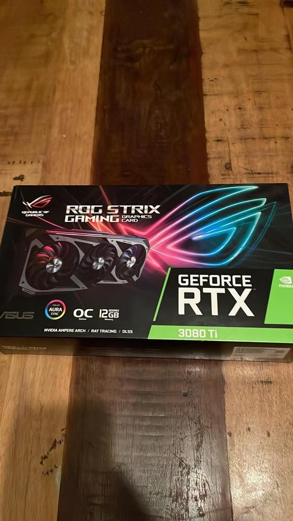 ASUS ROG Strix GeForce RTX 3080 ti, Computers en Software, Videokaarten, GDDR6, PCI-Express 4, Ophalen of Verzenden, Zo goed als nieuw