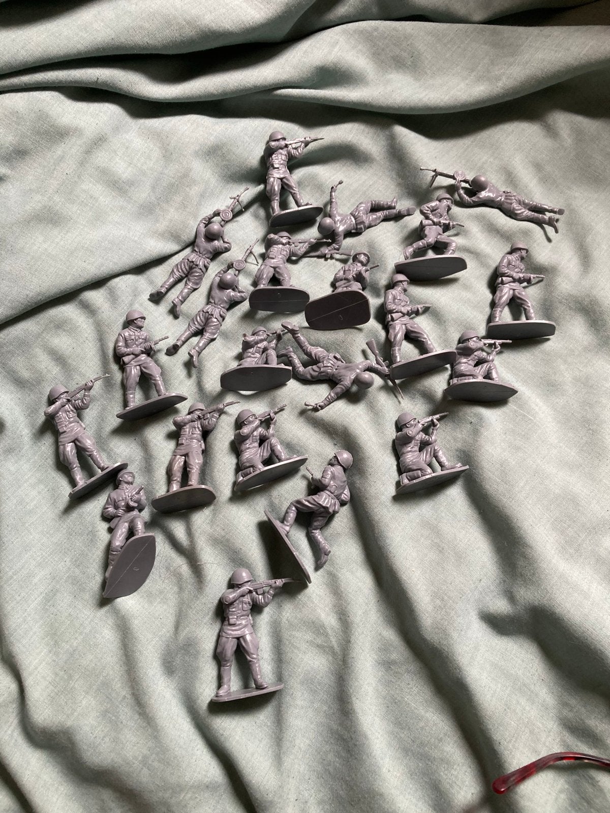 Vintage Militaire Figuren Plastic Jaren '80 (Airfix/Heller), Kinderen en Baby's, Ophalen of Verzenden, Gebruikt