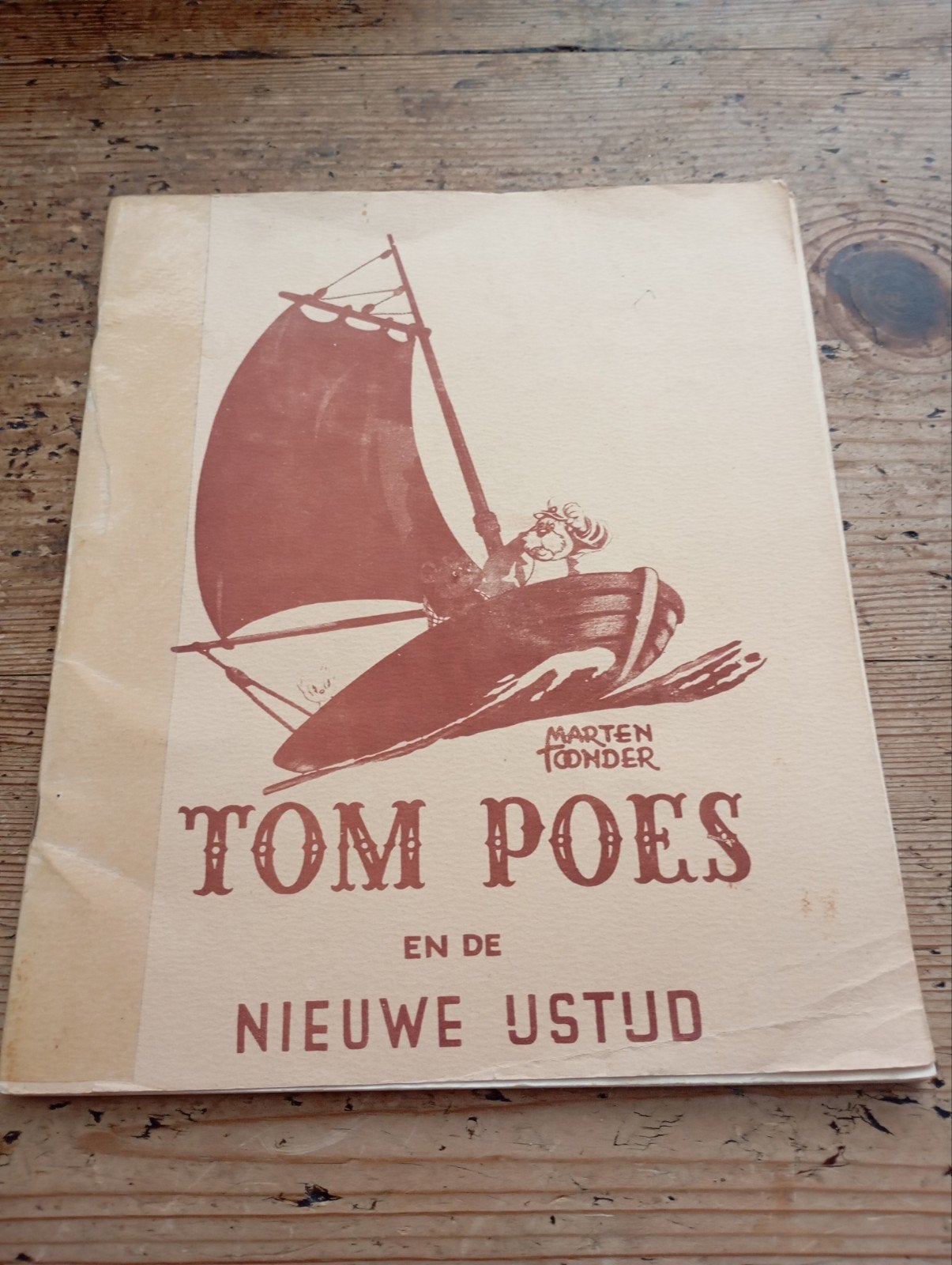 Vintage Tom Poes Nieuwe IJstijd Marten Toonder Strip, Antiek en Kunst, Ophalen of Verzenden
