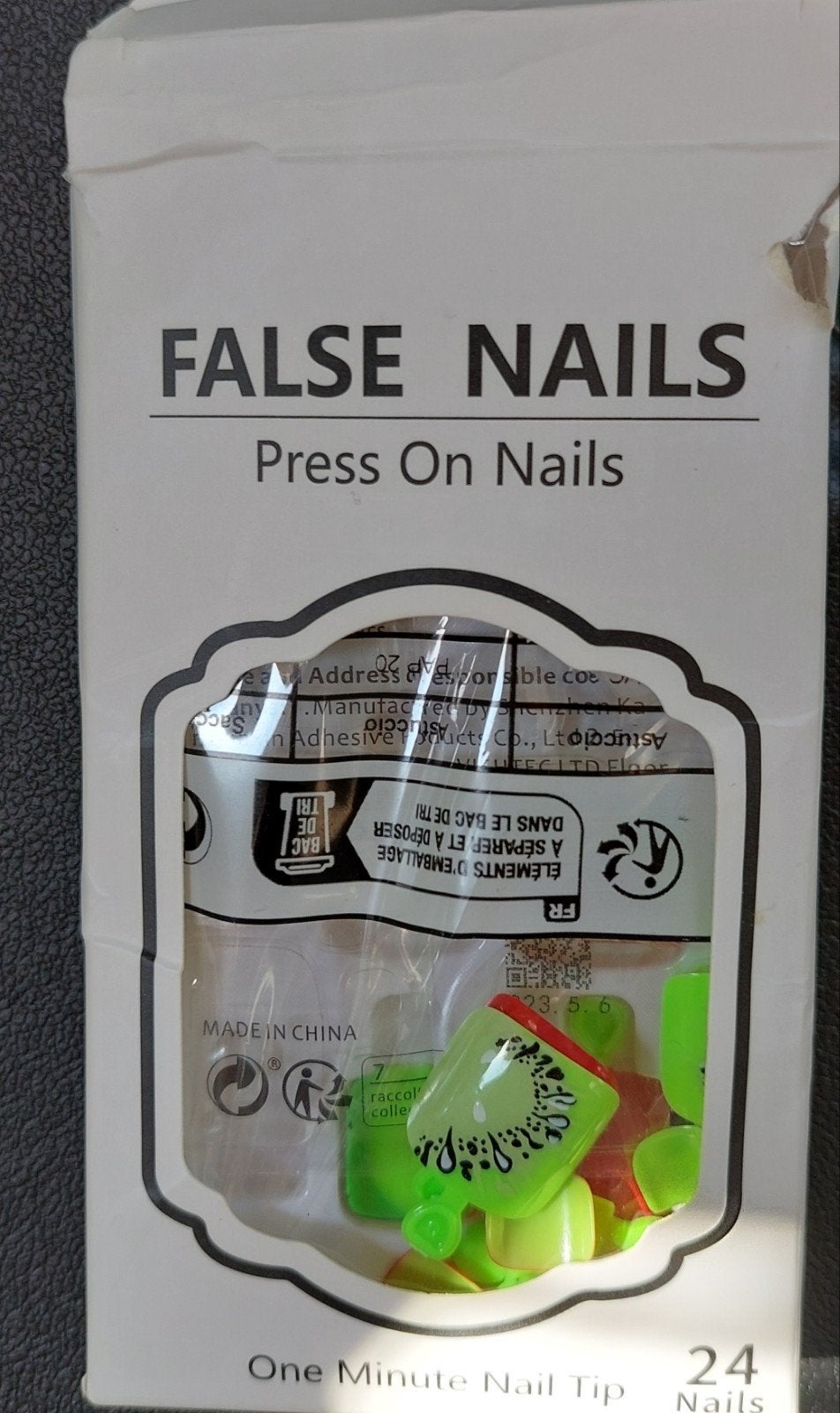 Watermeloen Teennagels - Press On Nails, Ophalen of Verzenden, Nieuw, Overige typen